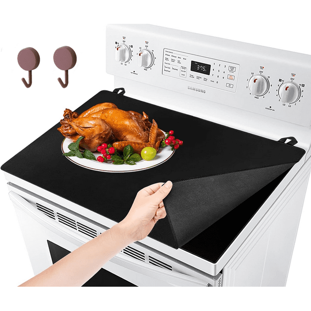 Stove Top Cover, 30.4" x 21.5" Electric Stove Cover Mat, Ceramic Glass