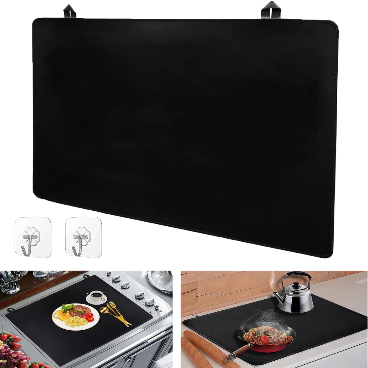 Stove Top Cover for Electric Stove, 28.5" × 20.5" Glass Stovetop Cover