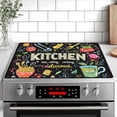 thumbnail image 1 of Stove Top Cover for Home Decoration Kitchen Pad Non-Stick Washable Cooktop Covers Countertop Protector Keep Stove Clean 28"x20" (Kitchen-2), 1 of 7