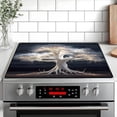 thumbnail image 1 of Stove Top Cover for Home Decoration Kitchen Pad Non-Stick Washable Cooktop Covers Countertop Protector Keep Stove Clean 28"x20" (Tree of Life-4), 1 of 7