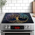 thumbnail image 1 of Stove Top Cover for Home Decoration Kitchen Pad Non-Stick Washable Cooktop Covers Countertop Protector Keep Stove Clean 28"x20" (Tree of Life), 1 of 7