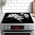 thumbnail image 1 of Stove Top Cover for Home Decoration Kitchen Pad Non-Stick Washable Cooktop Covers Countertop Protector Keep Stove Clean 28"x20" (White floral-2), 1 of 7