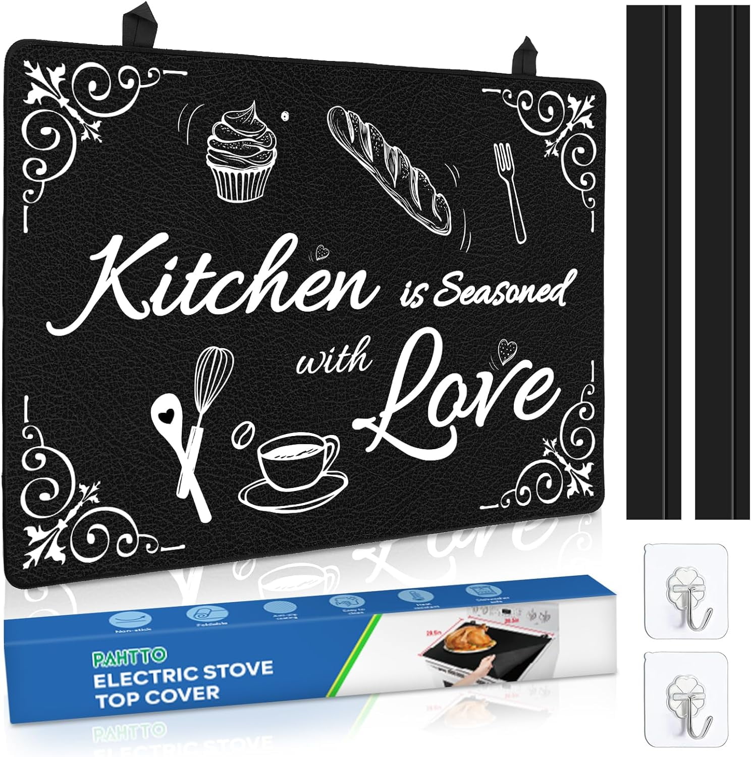 Stove Top Covers for Electric Stove, 28.5x20.5" Heat Resistant Glass