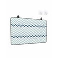 thumbnail image 1 of Stove Top Covers for Electric Stove 36x21 Inches, Gradient Blue Heat Insulation Fireproof Glass Cooktop Protector, Geometric Stripes Wave Chevron Pattern Countertop Stovetop Cover for Kitchen, 1 of 8