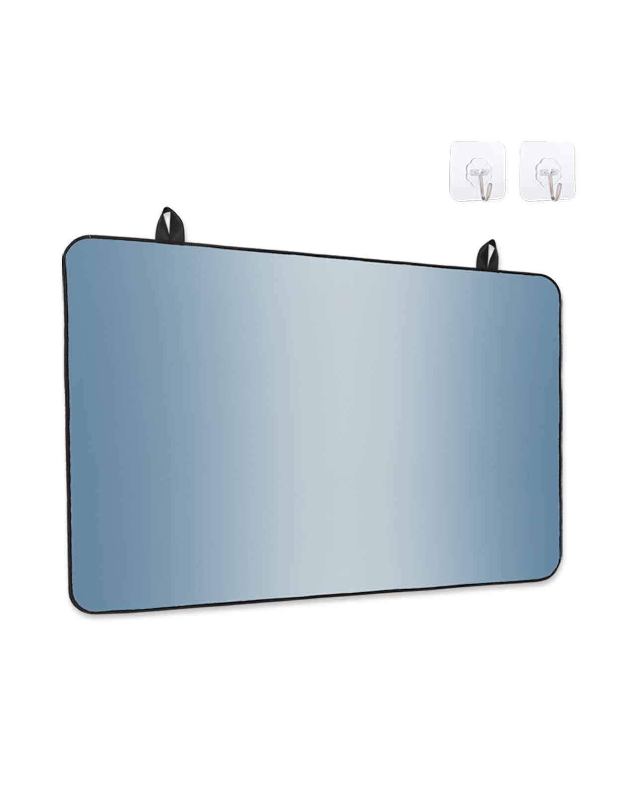 Stove Top Covers for Electric Stove, Blue Ombre Glass Stovetop Cover Protector, Modern Gradient Abstract Art Induction Cooktop Protector Oven Mat for Kitchen Countertop 24"x21"