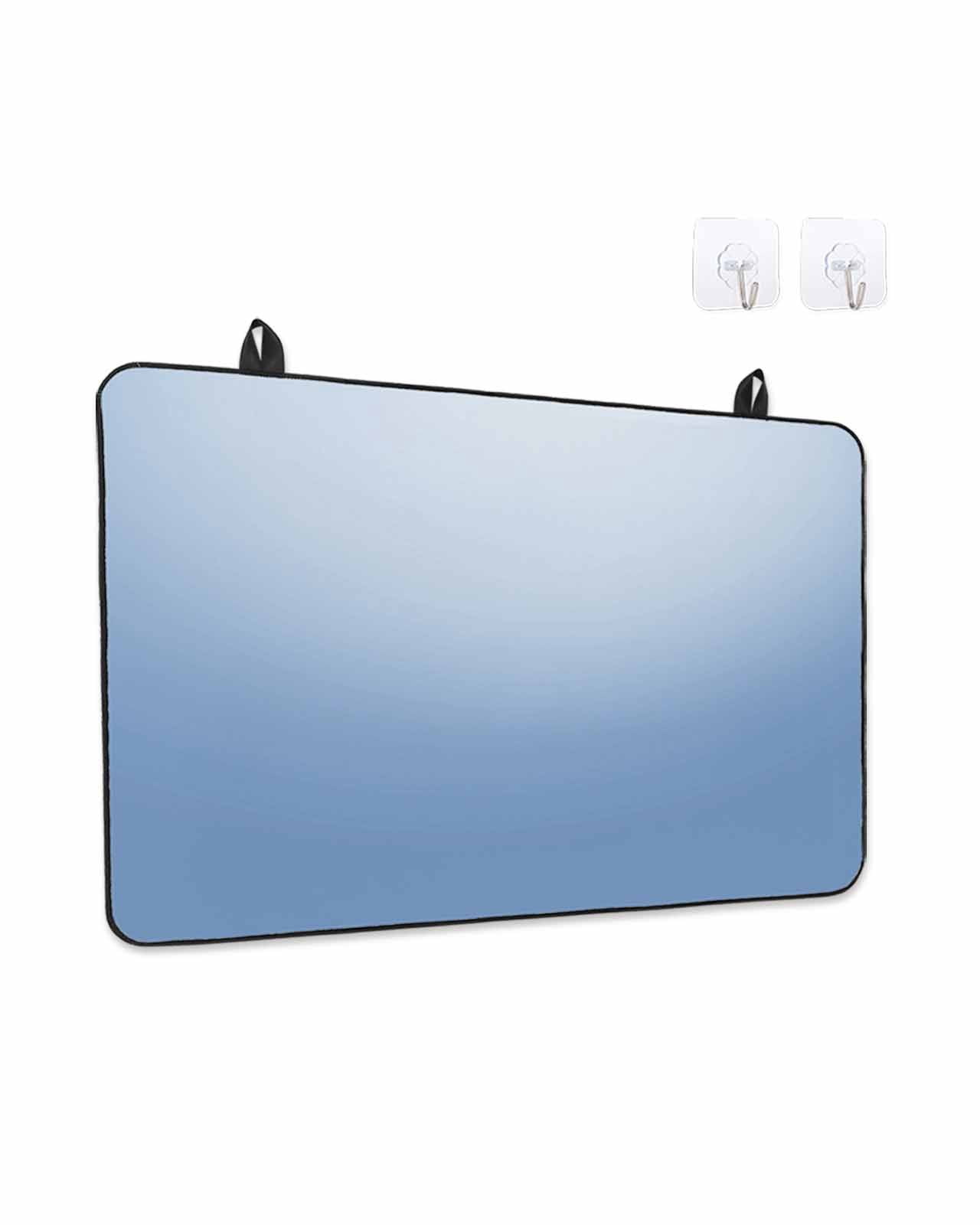 Stove Top Covers for Electric Stove, Blue Ombre Glass Stovetop Cover Protector, Modern Minimalist Gradient Aesthetic Induction Cooktop Protector Oven Mat for Kitchen Countertop 24"x21"