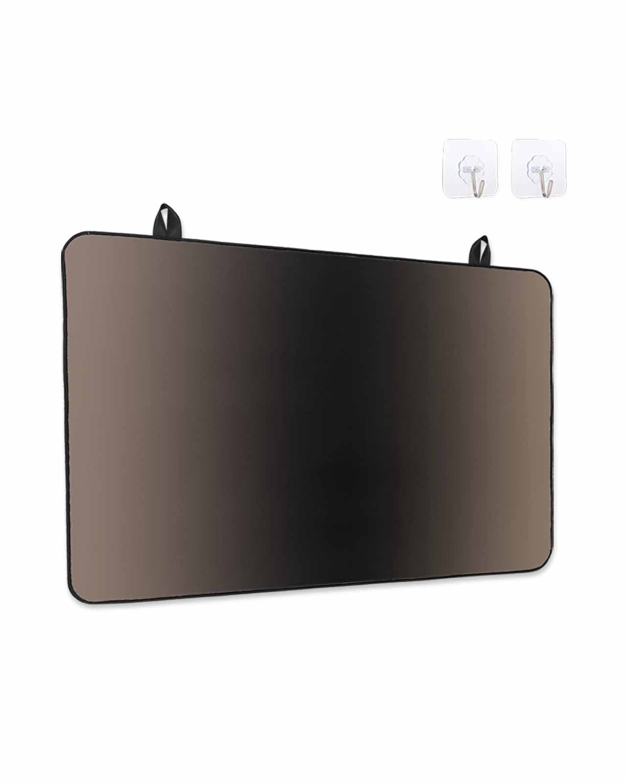 Stove Top Covers for Electric Stove, Brown Black Ombre Glass Stovetop Cover Protector, Modern Gradient Abstract Art Induction Cooktop Protector Oven Mat for Kitchen Countertop 24"x21"