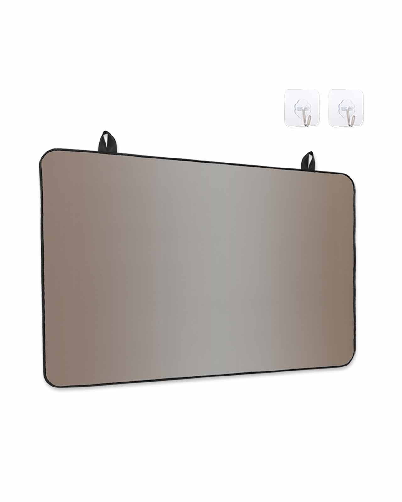 Stove Top Covers for Electric Stove, Brown Gray Ombre Glass Stovetop Cover Protector, Modern Gradient Abstract Art Induction Cooktop Protector Oven Mat for Kitchen Countertop 28.5"x20.5"