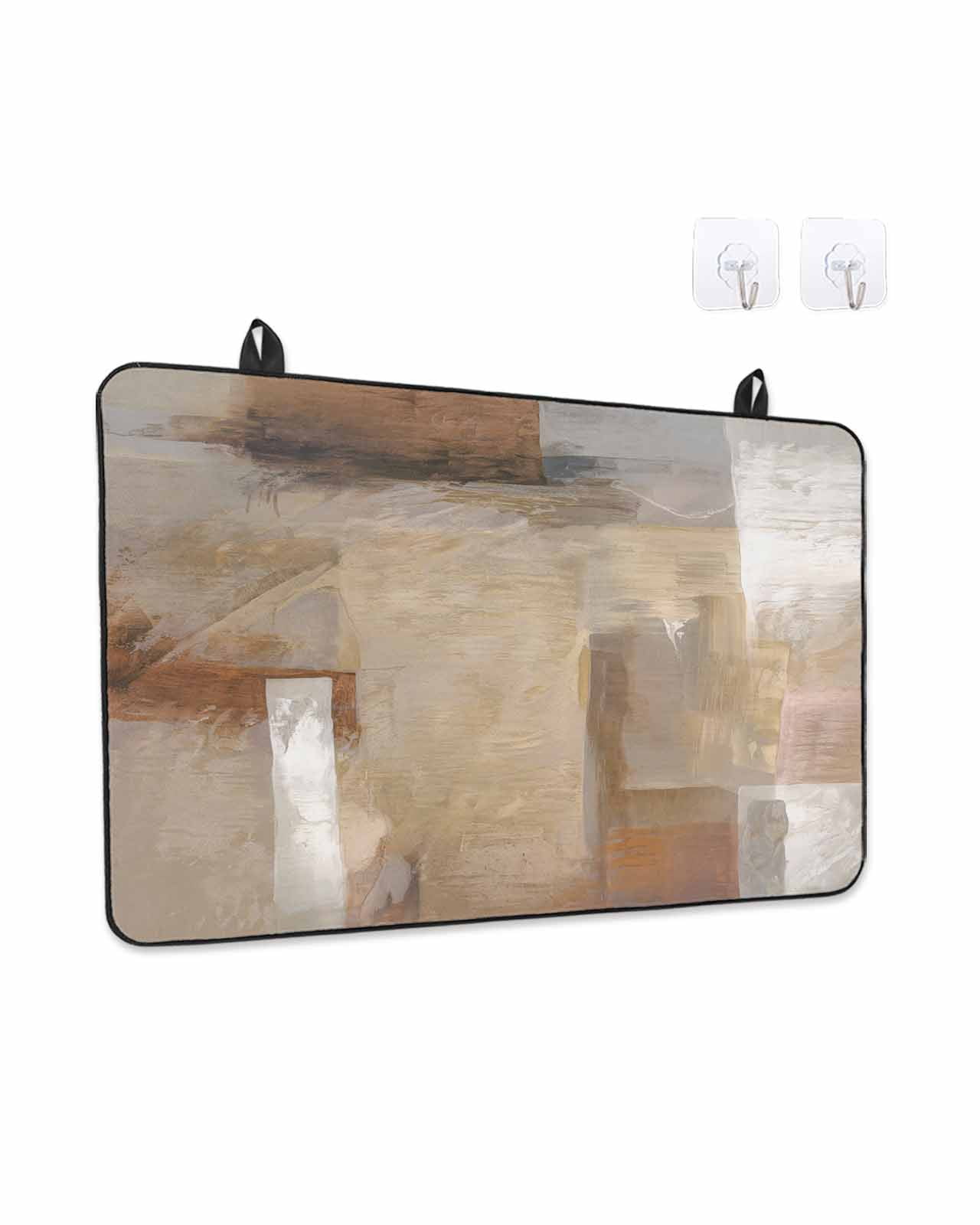 Stove Top Covers for Electric Stove, Brown Kitchen Glass Ceramic ...