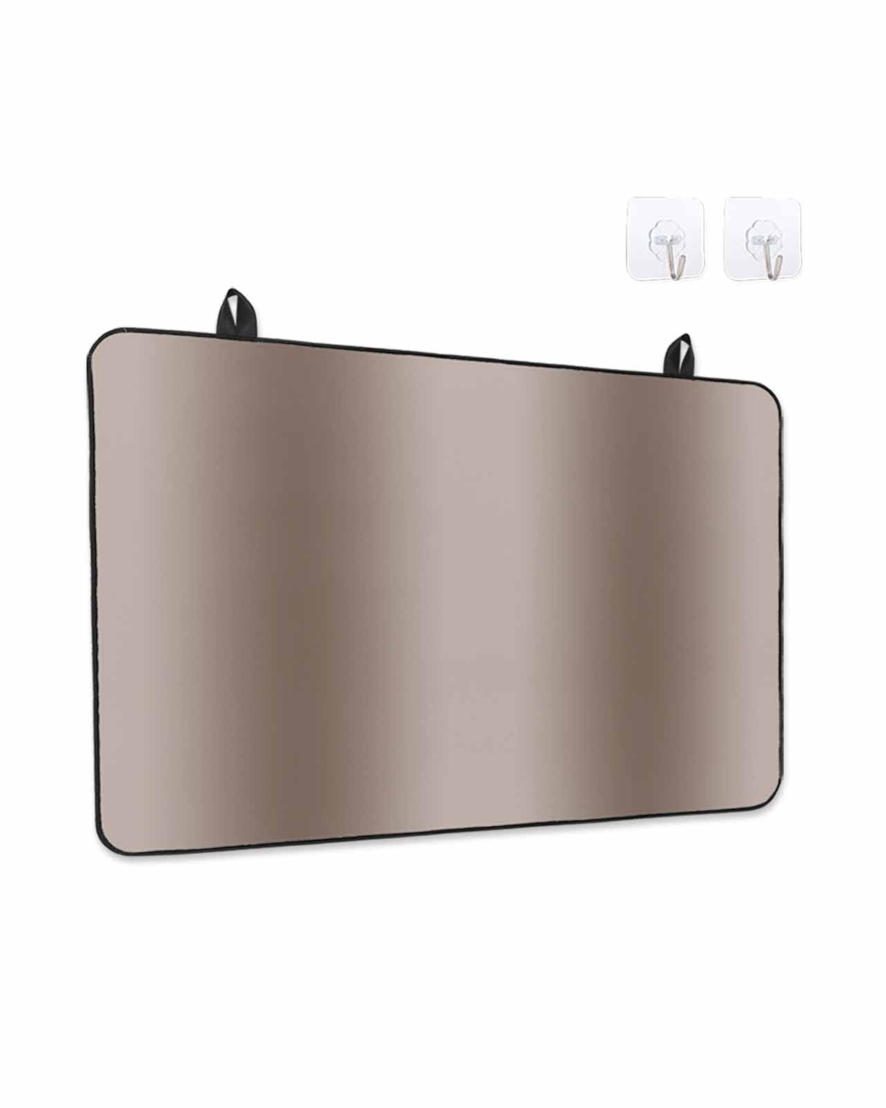 Stove Top Covers for Electric Stove, Brown Ombre Glass Stovetop Cover Protector, Modern Abstract Art Farmhouse Gradient Induction Cooktop Protector Oven Mat for Kitchen Countertop 24"x21"