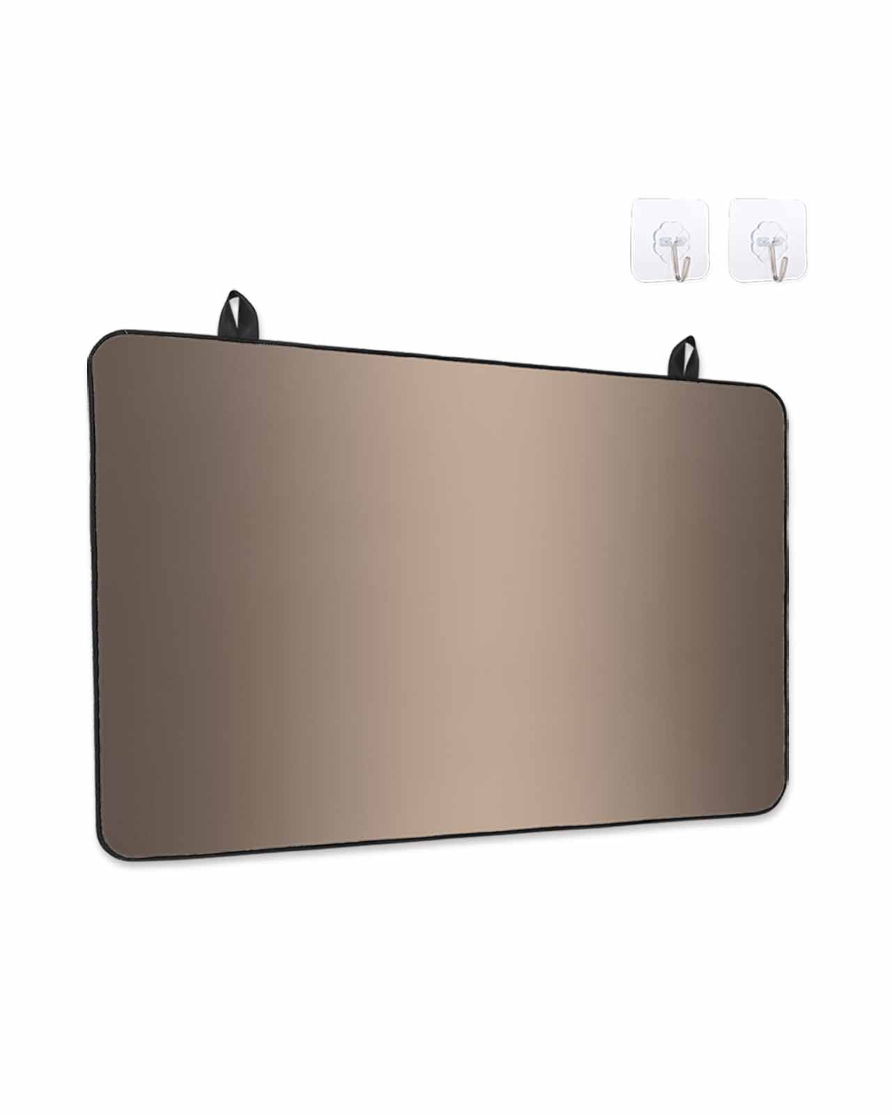 Stove Top Covers for Electric Stove, Brown Ombre Glass Stovetop Cover Protector, Modern Gradient Abstract Art Induction Cooktop Protector Oven Mat for Kitchen Countertop 36"x21"