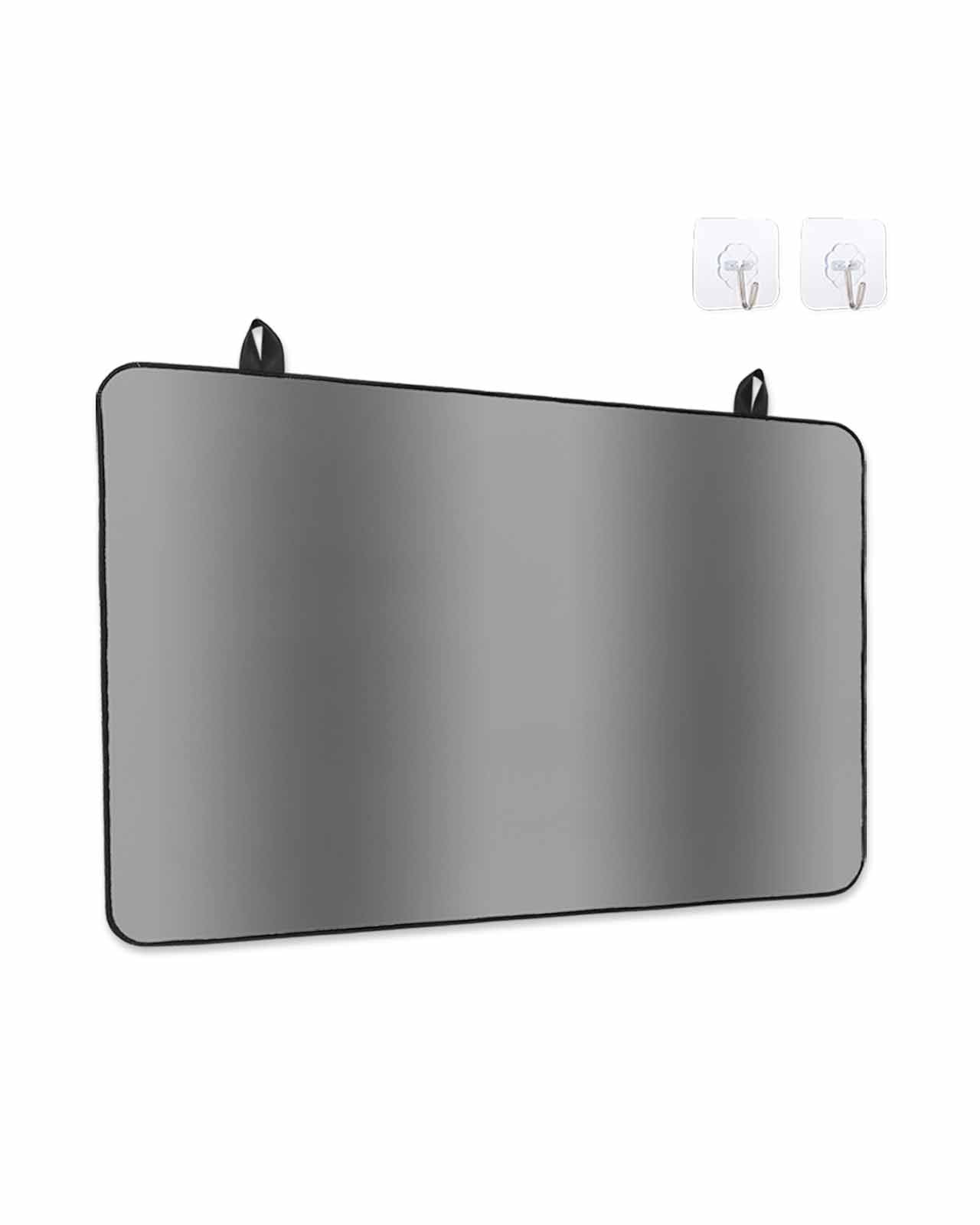 Stove Top Covers for Electric Stove, Gray Ombre Glass Stovetop Cover Protector, Modern Abstract Art Farmhouse Gradient Induction Cooktop Protector Oven Mat for Kitchen Countertop 31"x24"