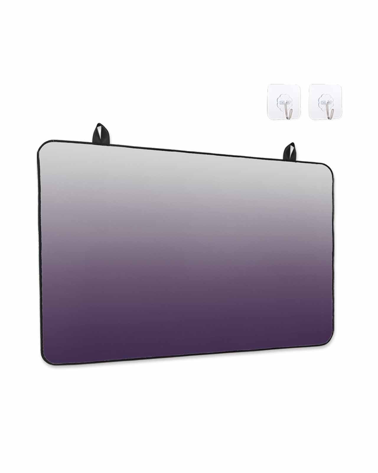 Stove Top Covers for Electric Stove, Grey Purple, Glass Stovetop Cover Protector, Gradient Ombre Modern Abstract Color Art Induction Cooktop Protector Oven Mat for Kitchen Countertop 24"x21"