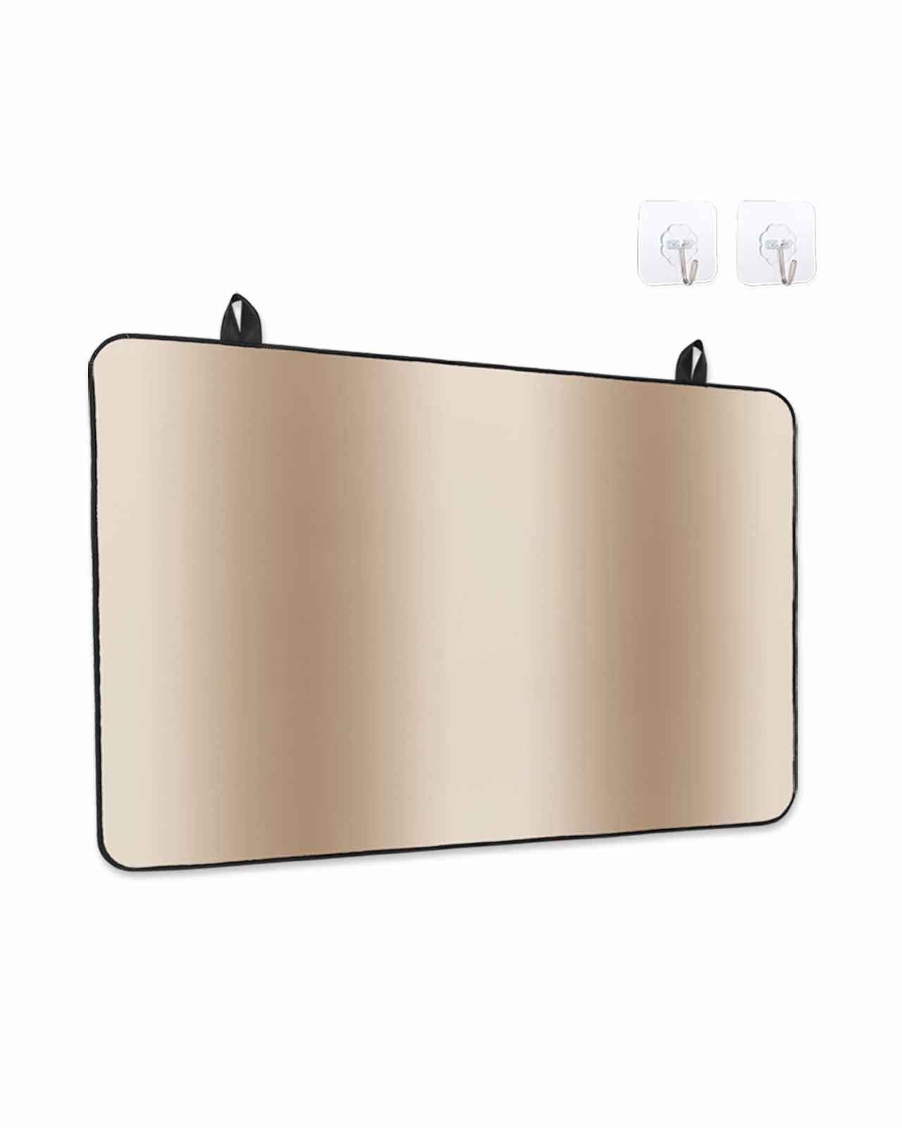 Stove Top Covers for Electric Stove, Khaki Ombre Glass Stovetop Cover Protector, Modern Abstract Art Farmhouse Gradient Induction Cooktop Protector Oven Mat for Kitchen Countertop 28.5"x20.5"