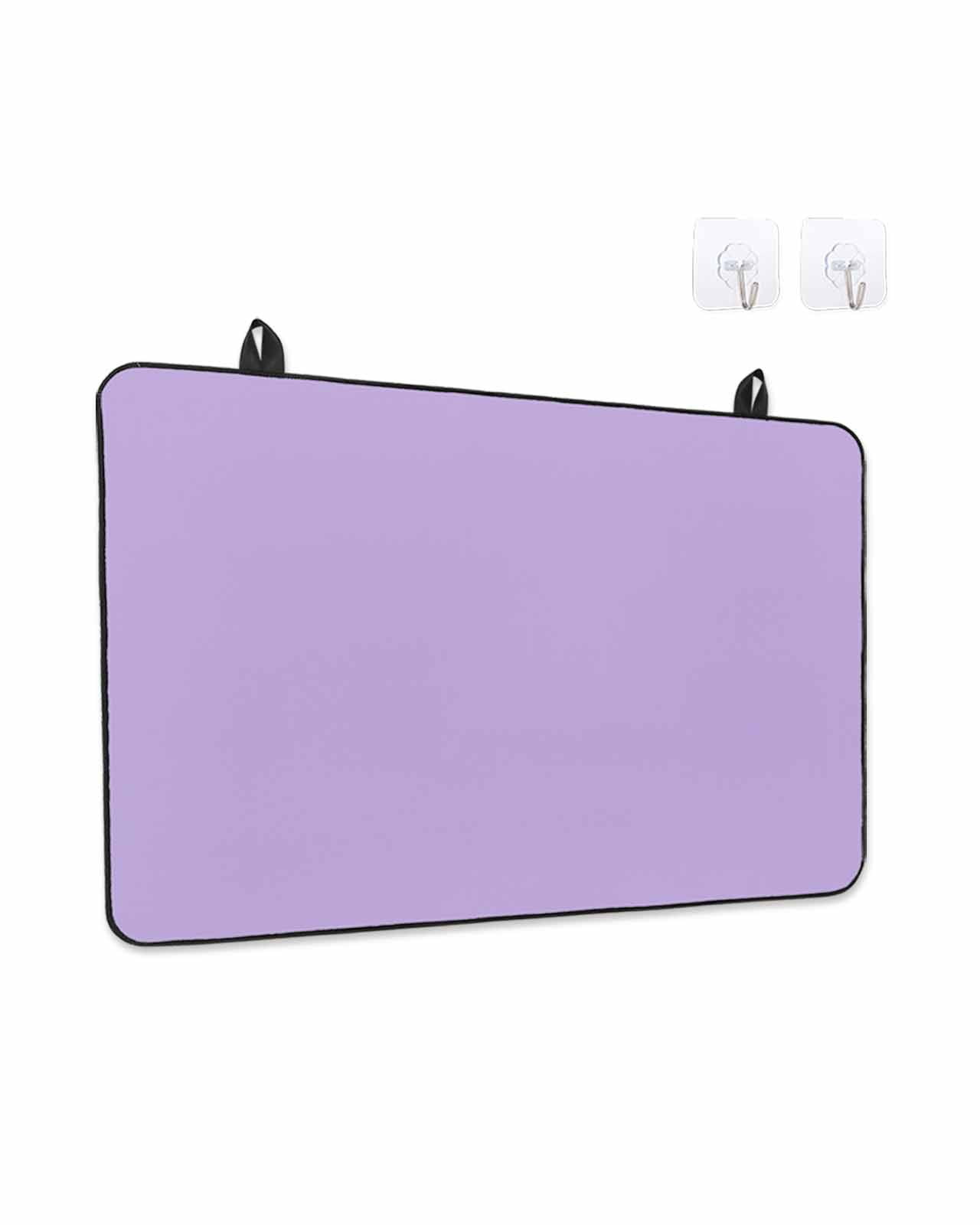 Stove Top Covers for Electric Stove, Purple Glass Stovetop Cover Protector, Modern Pure Lavender Purple Induction Cooktop Protector Oven Mat for Kitchen Countertop 31"x24"