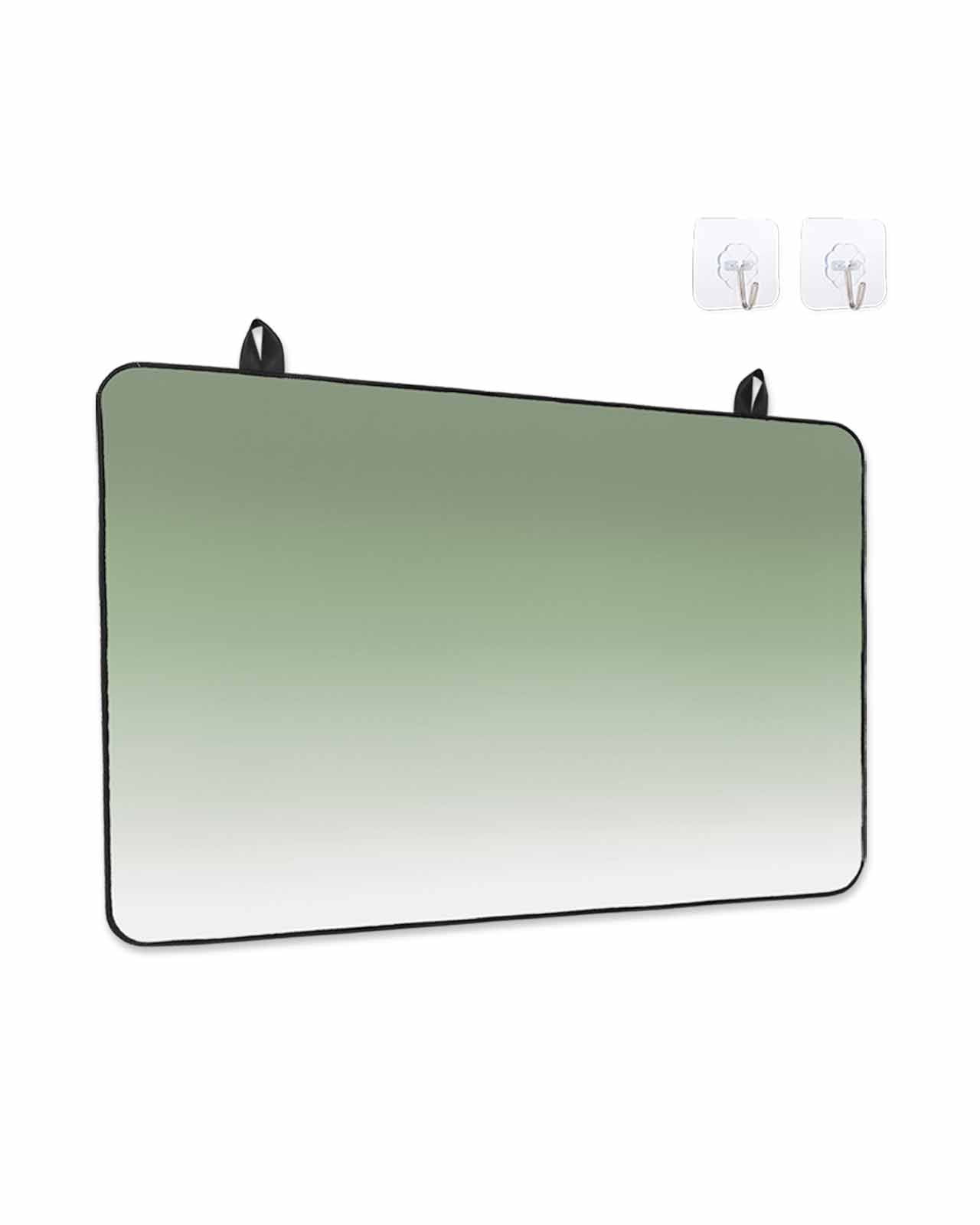 Stove Top Covers for Electric Stove, Sage Green Glass Stovetop Cover Protector, Farmhouse Sage Green Ombre Induction Cooktop Protector Oven Mat for Kitchen Countertop 24"x21"