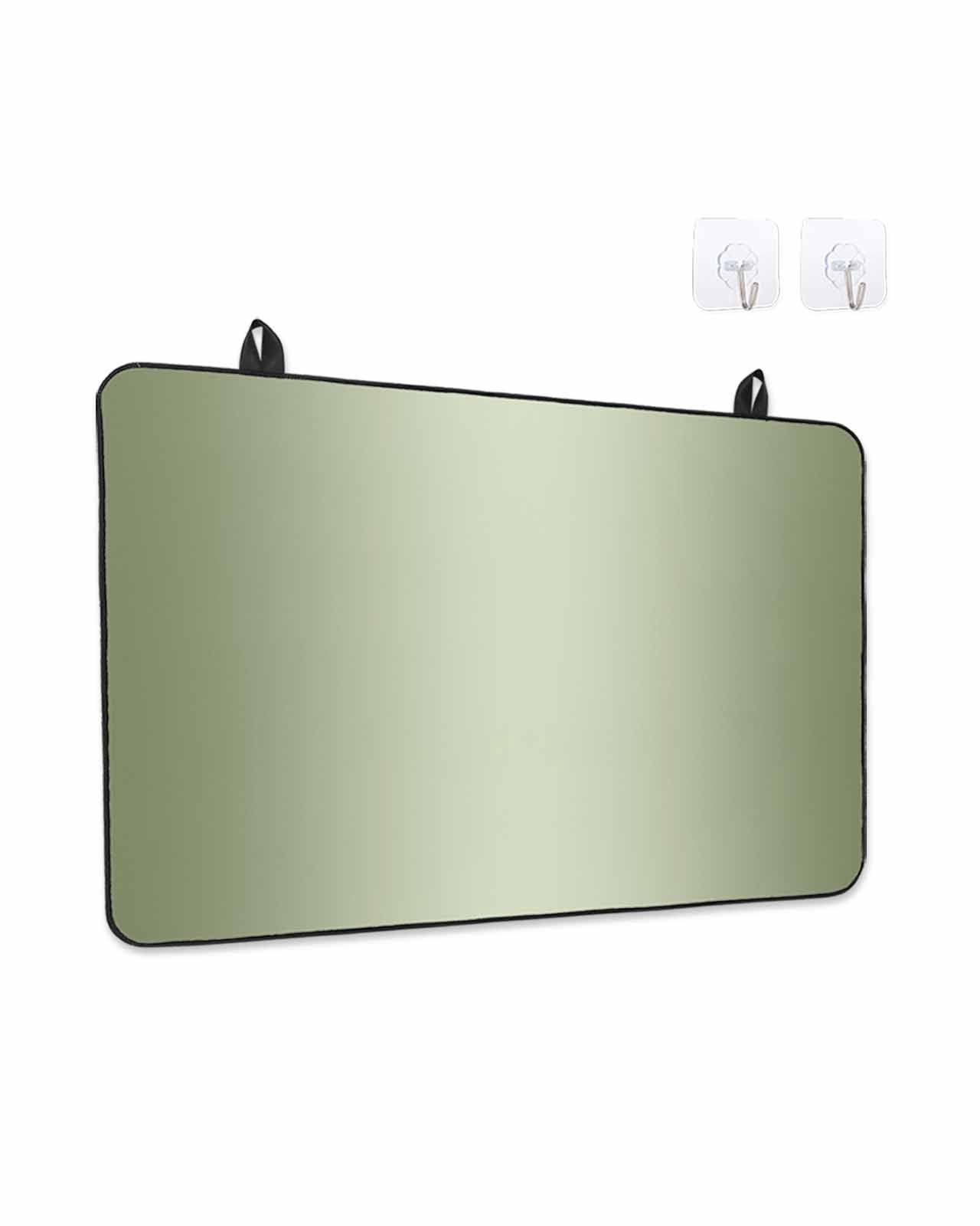 Stove Top Covers for Electric Stove, Sage Green Ombre Glass Stovetop Cover Protector, Modern Gradient Abstract Art Induction Cooktop Protector Oven Mat for Kitchen Countertop 28.5"x20.5"