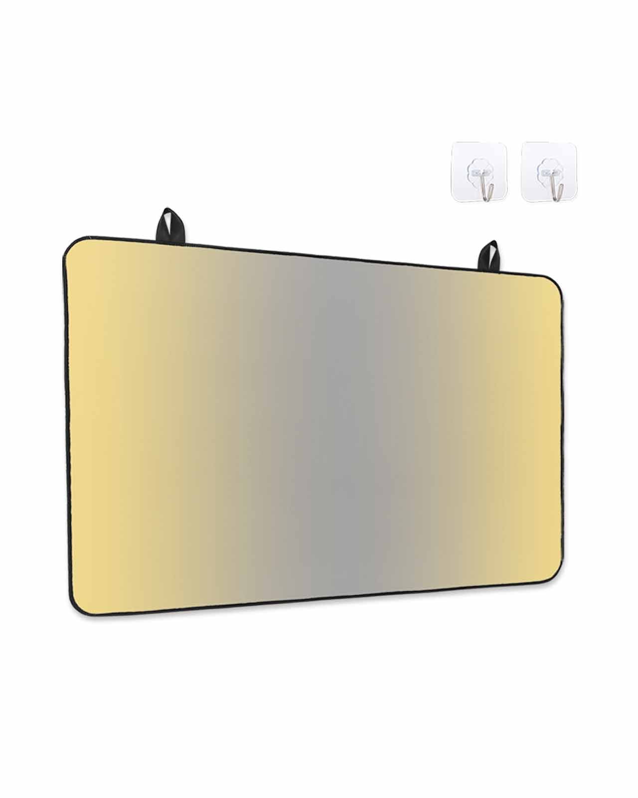 Stove Top Covers for Electric Stove, Yellow Gray Ombre Glass Stovetop Cover Protector, Modern Gradient Abstract Art Induction Cooktop Protector Oven Mat for Kitchen Countertop 28.5"x20.5"