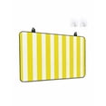 thumbnail image 1 of Stove Top Covers for Electric Stove, Yellow Striped Kitchen Glass Ceramic Electric Cooktop Covers 36''x21'', Modern Farmhouse Yellow White Stripes HeatResistant Oven/Countertop/Dishwasher Protector, 1 of 3