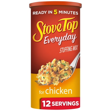 Stove Top Everyday Chicken Stuffing Mix Side Dish, 12 oz Canister