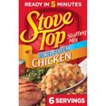 Stove Top Low Sodium Chicken Stuffing Mix Side Dish with 25 Less Sodium, 6 oz Box