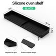 thumbnail image 1 of Stove Top Magnetic Shelf, Super Strong Kitchen Organizer Over Stove, Non-Slip Heat Resistant Magnetic Spice Rack Storage Accessories, Black, 1 of 3