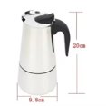 Stove Top Moka Coffee Maker with Latte Percolator 4/6/9 Cups Espresso