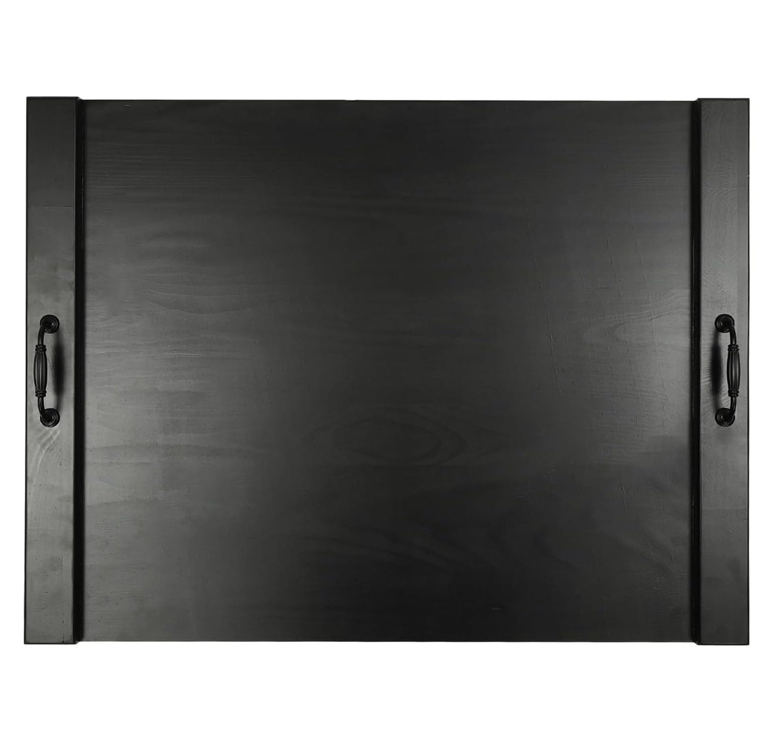 Stove Top Cover Noodle Board, Pine Wood Tray with Handles, 30x22 Inch Kitchen Stove Cover, Thickened Cutting Board, Black