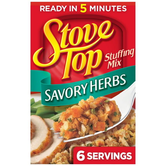Stove Top Savory Herbs Stuffing Mix Side Dish, 6 oz Box