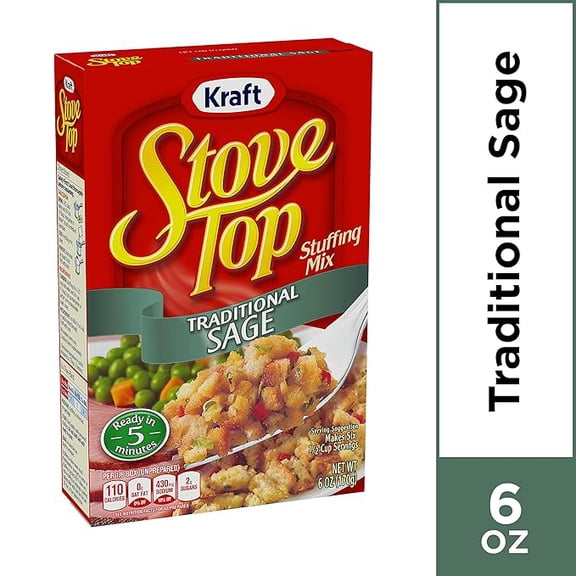Stove Top Traditional Sage Stuffing Mix (6 oz Box)