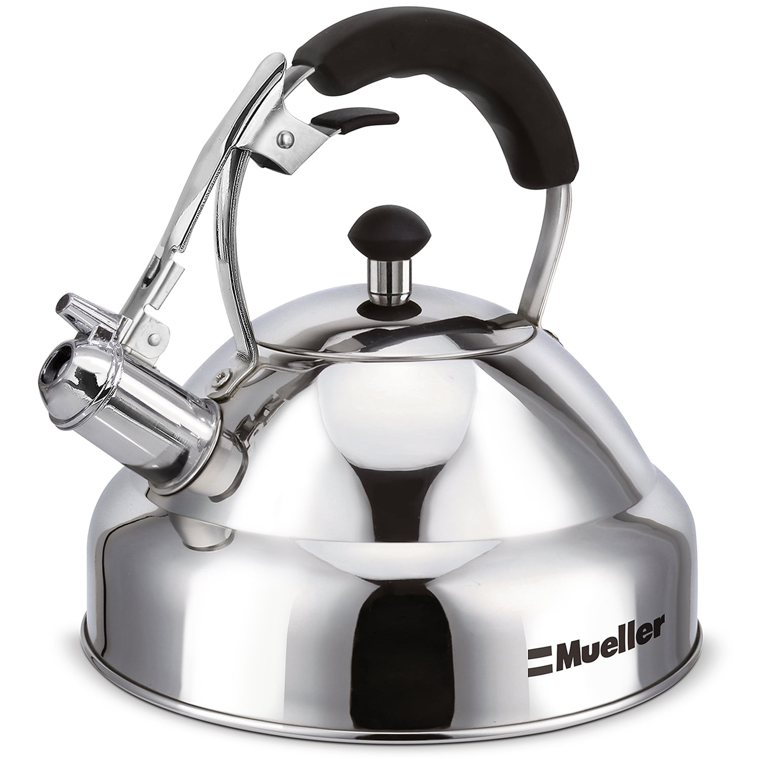 2.64 Quart Whistling Loud Tea Kettle & Tea Pot, Stainless Steel Tea Kettle  for Stove top - Yahoo Shopping