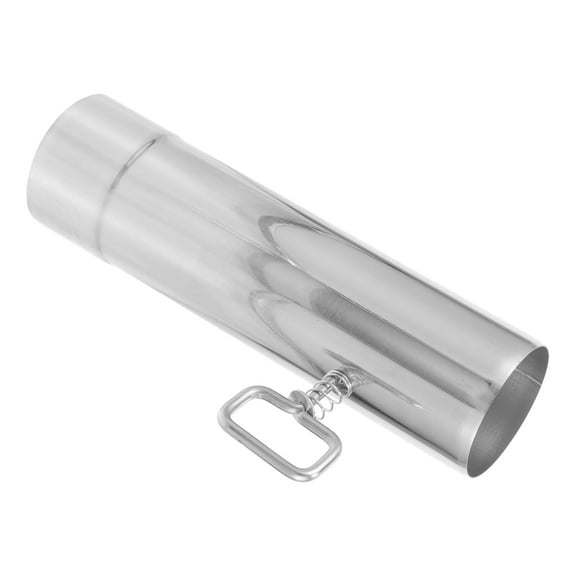 TABLZONE Cylindrical Outdoor Chimney Exhaust Pipe Adjustable Design Silver