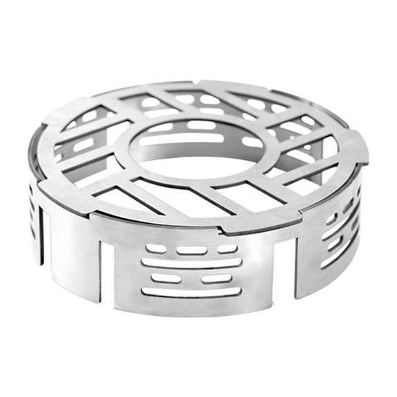 Stove Windscreen Windproof - Stainless Steel Camping Stove Windshield Ring, Portable Wind Blocker for Outdoor Camp Stove Burner, Hiking Picnic Cooking Wind Resistant Gear