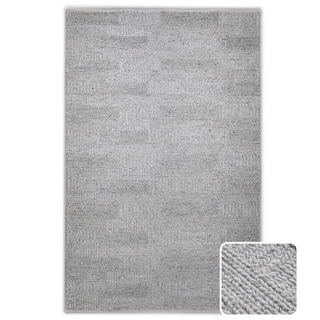 Stover 6 x 9 Area Rug Contemporary in Fog