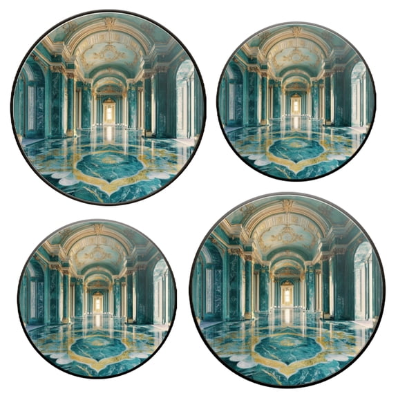 Stovetop Covers for Gas Stove Set of 4 for Range Accessories, Magnificent Palace Corridor Gas Stove Top Covers for Expanding Counter Space