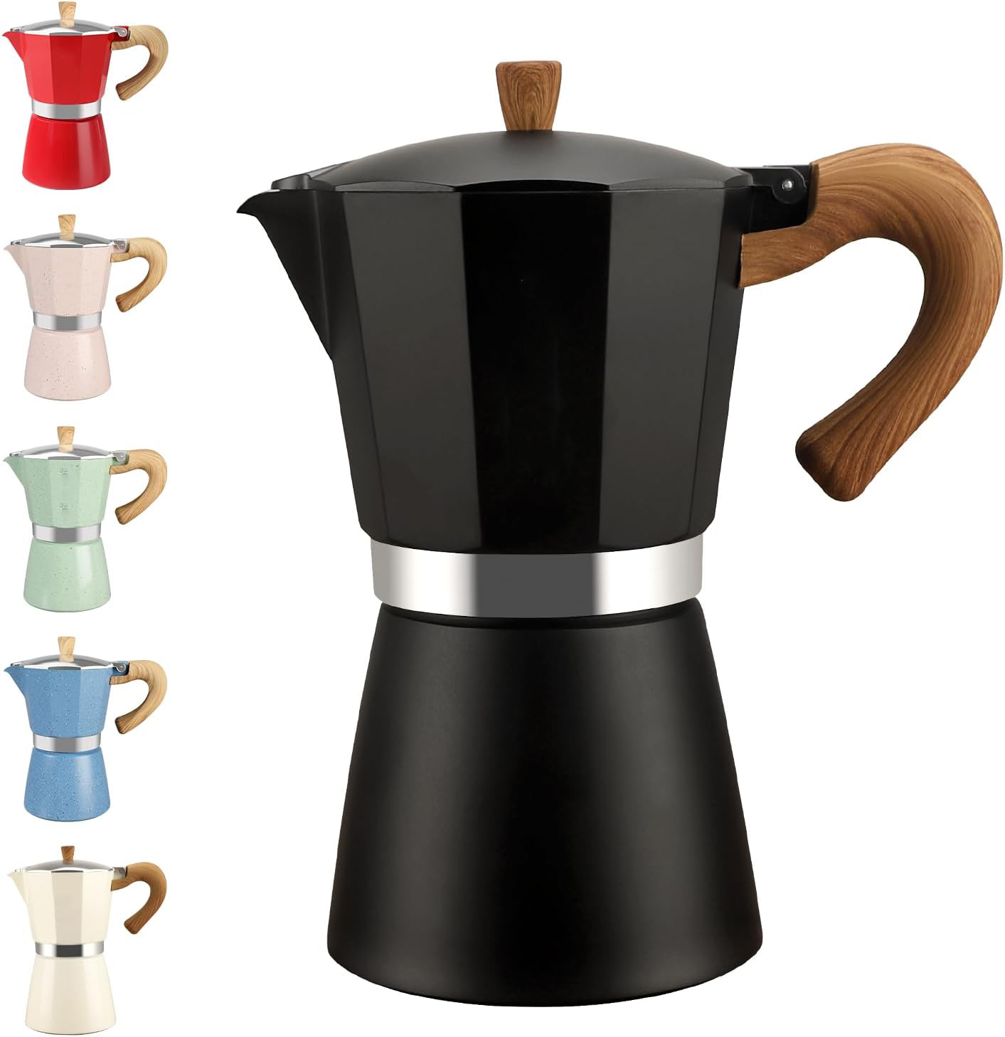 Stovetop Espresso Maker Moka Pot, Cuban Coffee Maker Stove top coffee ...