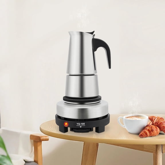 Stovetop Espresso Maker Stainless Steel Italian Coffee Machine Maker Moka Pot
