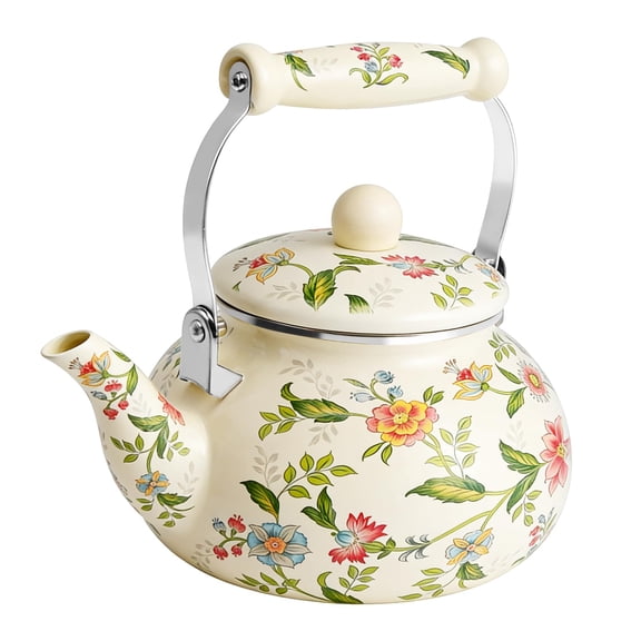 Stovetop Kettle Porcelain Style 2 Retro Classic Design 2.5L