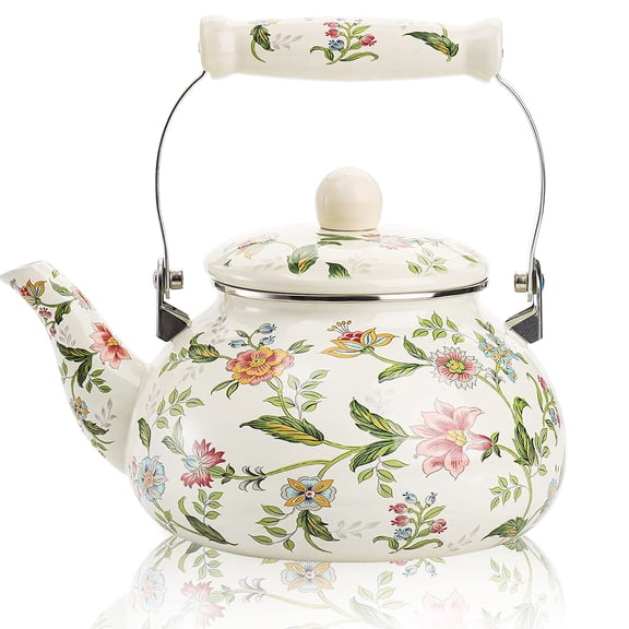 Stovetop Kettle style01 Growing Enamel Porcelain Retro Classic Design