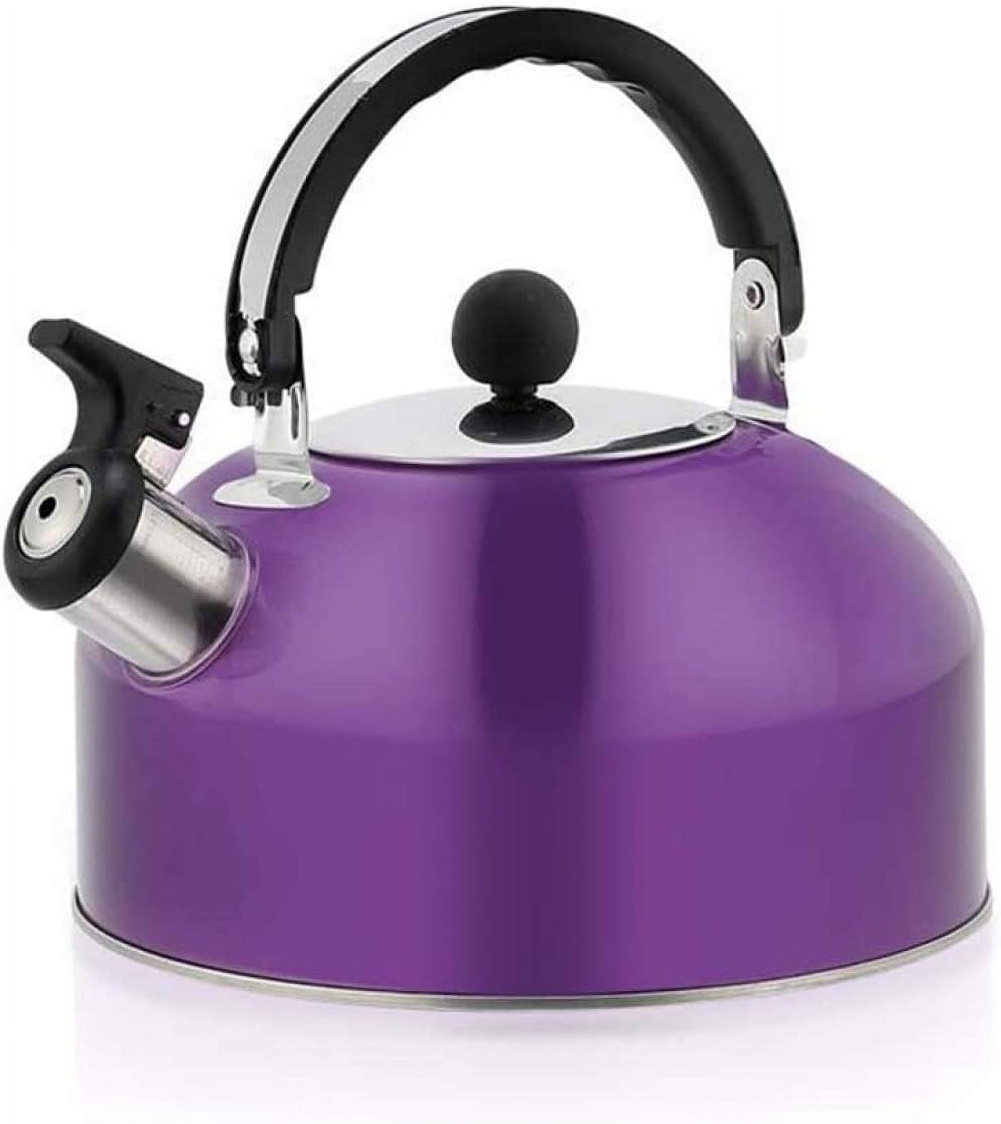 Stovetop Kettles,Teapot, Home Cordless 3L Stainless Steel Light Weight Whistling Kettle With