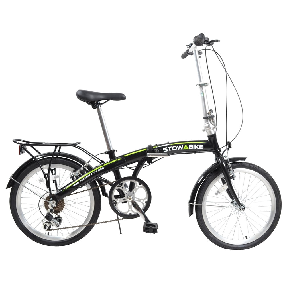 Stowabike 20" Pro Alloy Folding Compact City Road Bike 6 Speed Shimano Bicycle