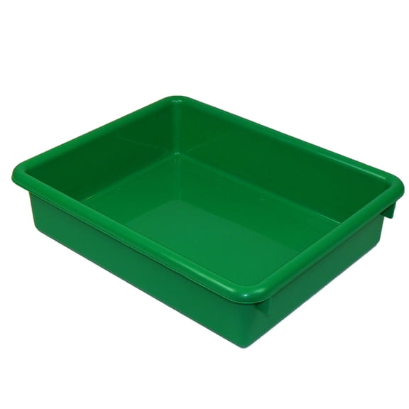 Romanoff Stowaway 3" Letter Tray no Lid, Green