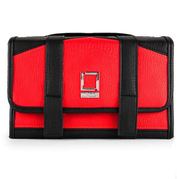 Stowaway Portable Leatherette Compact Traveling Essentials Carrying Organizer Kit