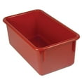 thumbnail image 1 of Stowaway® Tray Without Lid, Medium Size, Red, Pack Of 5, 1 of 2