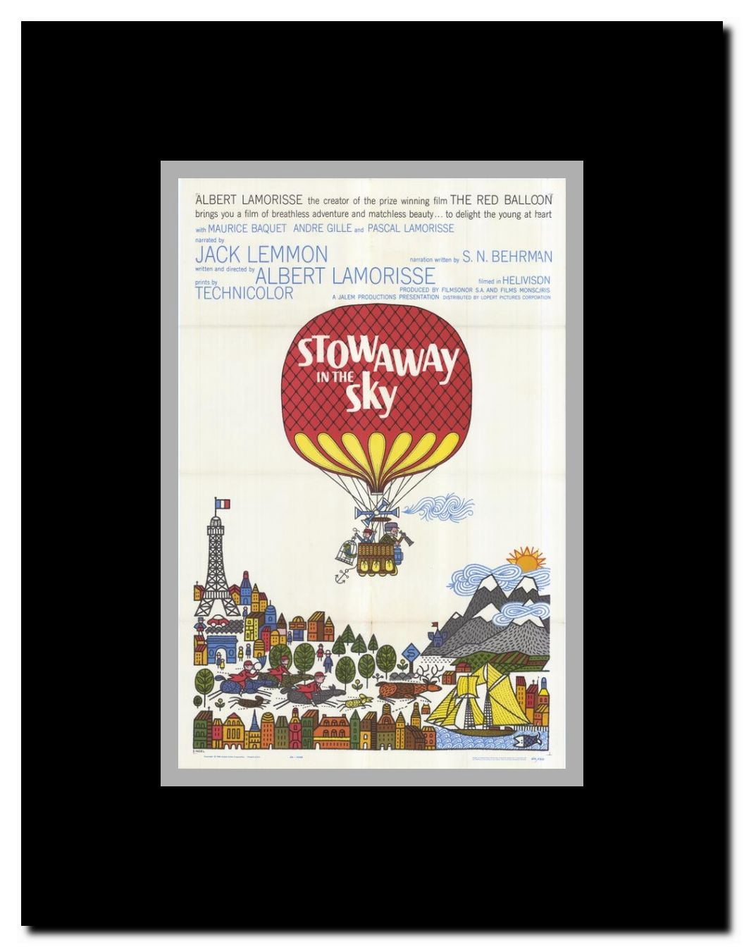 Stowaway in the Sky Framed Movie Poster