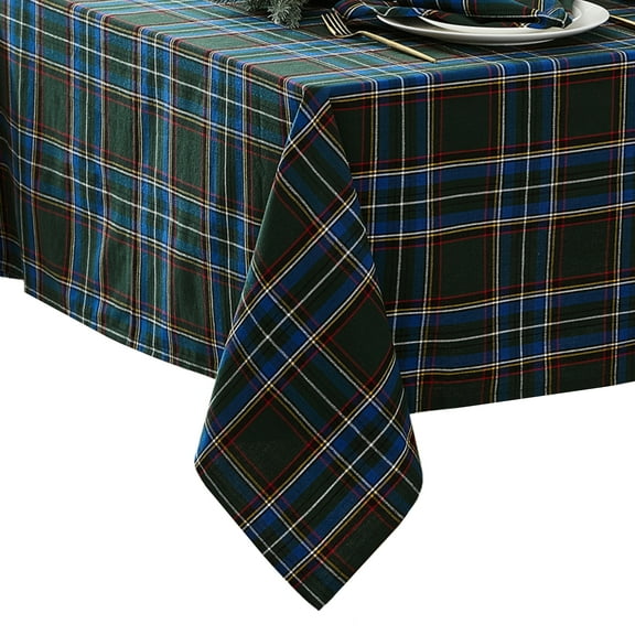 Stowe Tartan Holiday Plaid Rectangle Tablecloth