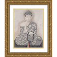 thumbnail image 1 of Stoyanov, Ivo 25x32 Gold Ornate Wood Framed with Double Matting Museum Art Print Titled - Enlightenment, 1 of 4