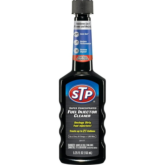 Stp Super Concentrated Fuel Injector Cleaner, 5.25 Oz, 3 Pack