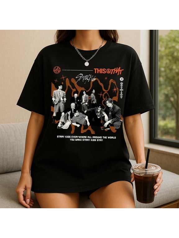 Str@y Kid This That Shirt, Str@y Kid World Tou Run It 2026 Shirt, Vintage Str@y kid Kpop Graphics Tee, Sk Kpop, Gift For Fan