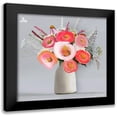 thumbnail image 1 of Straatsma, Leah 12x12 Black Modern Framed Museum Art Print Titled - Floral in Vase 2, 1 of 5